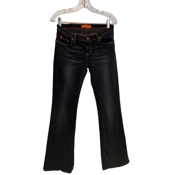 Collins jeans Y2K dark was low rise flair sz 28 - Picture 1 of 7